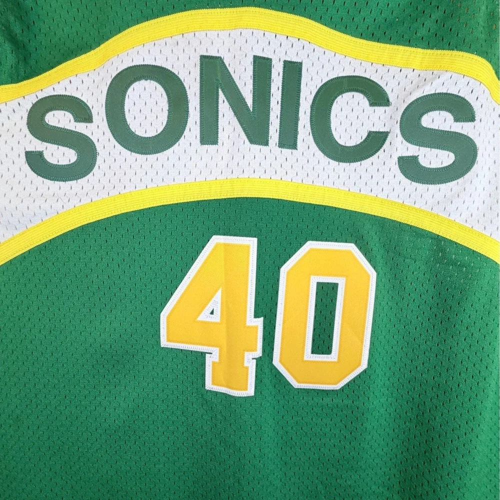 Adidas Shawn Kemp 40 Seattle SuperSonics Hardwood Classics Jersey XL +2 NWT